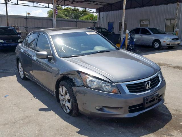 1HGCP36888A020172 - 2008 HONDA ACCORD EXL GRAY photo 1