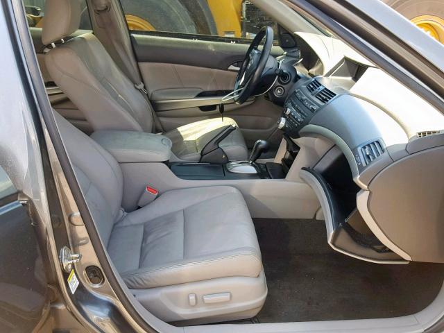 1HGCP36888A020172 - 2008 HONDA ACCORD EXL GRAY photo 5