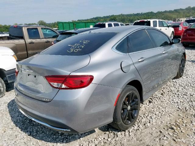 1C3CCCAB6GN133126 - 2016 CHRYSLER 200 LIMITE GRAY photo 4