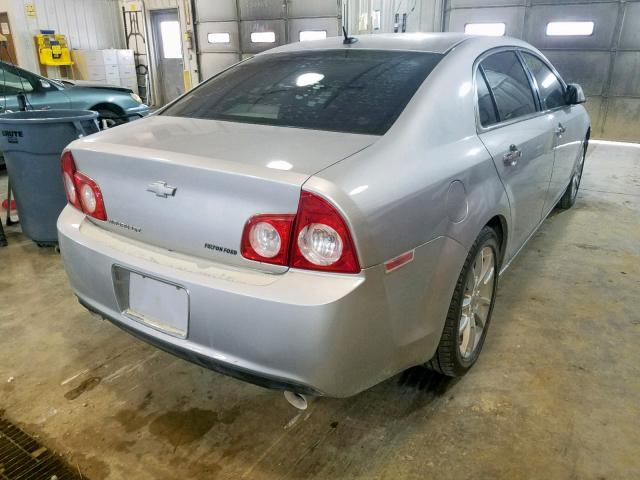 1G1ZE5E77BF359740 - 2011 CHEVROLET MALIBU LTZ ვერცხლისფერი ფოტო 4
