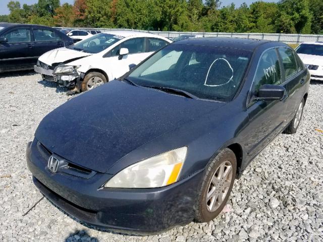 1HGCM66583A039961 - 2003 HONDA ACCORD BLUE photo 2