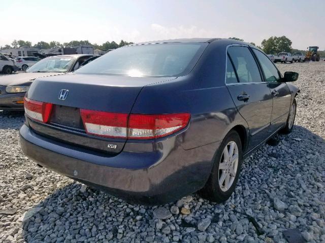 1HGCM66583A039961 - 2003 HONDA ACCORD BLUE photo 4