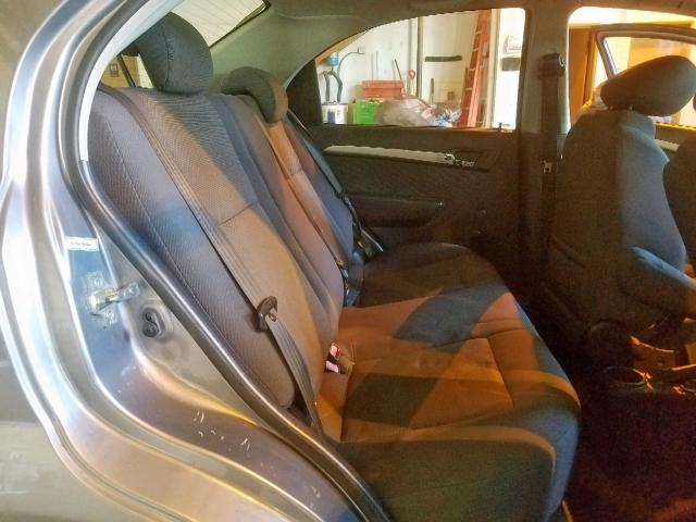 KL1TD56658B168542 - 2008 CHEVROLET AVEO BASE Сұр фото 6