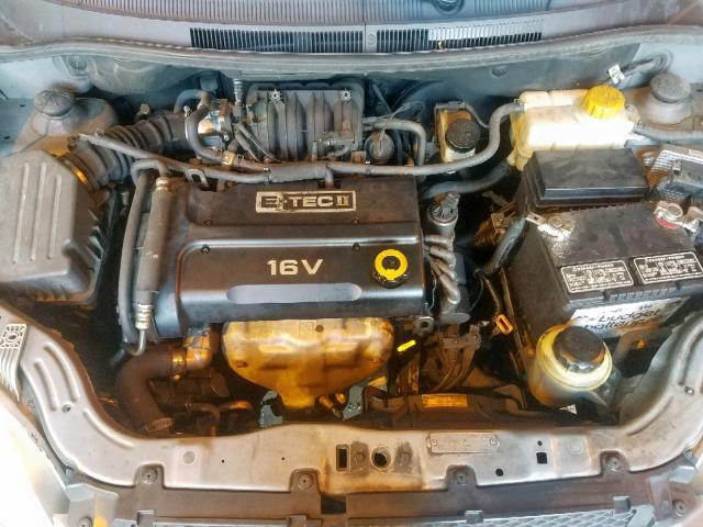KL1TD56658B168542 - 2008 CHEVROLET AVEO BASE Сұр фото 7