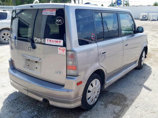 JTLKT324664103754 - 2006 TOYOTA SCION XB 灰色 照片 4