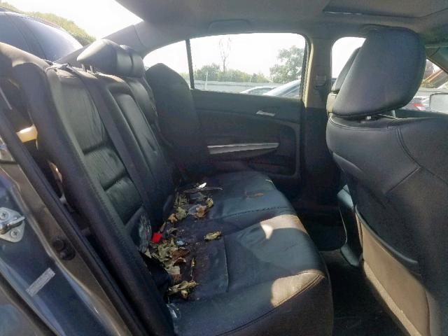 1HGCP26879A128956 - 2009 HONDA ACCORD EXL GRAY photo 6