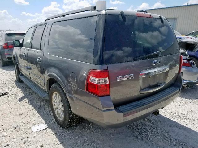 1FMJK1H52EEF02437 - 2014 FORD EXPEDITION GRAY photo 3