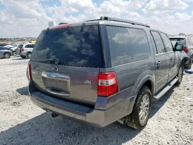 1FMJK1H52EEF02437 - 2014 FORD EXPEDITION GRAY photo 4