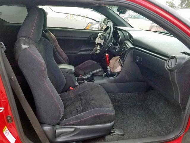 JTKJF5C70D3054775 - 2013 TOYOTA SCION TC წითელი ფოტო 5