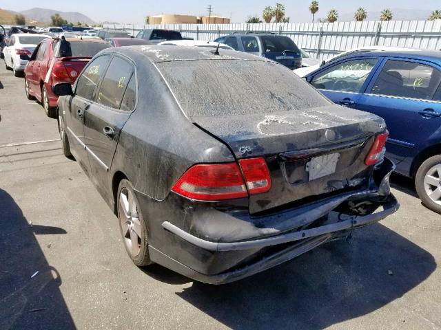 YS3FD49Y971001708 - 2007 SAAB 9-3 2.0T BLACK photo 3