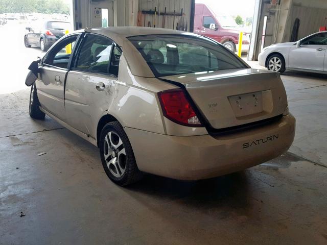 1G8AL52F05Z123577 - 2005 SATURN ION LEVEL GOLD photo 3