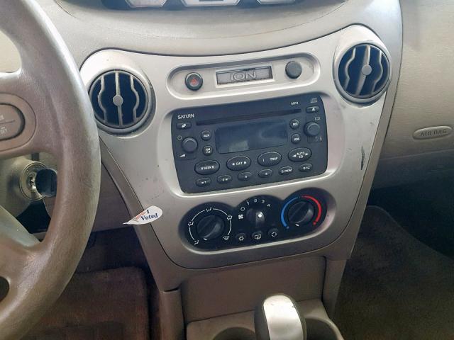 1G8AL52F05Z123577 - 2005 SATURN ION LEVEL GOLD photo 9