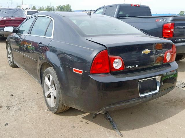 1G1ZC5E15BF233510 - 2011 CHEVROLET MALIBU 1LT შავი ფოტო 3