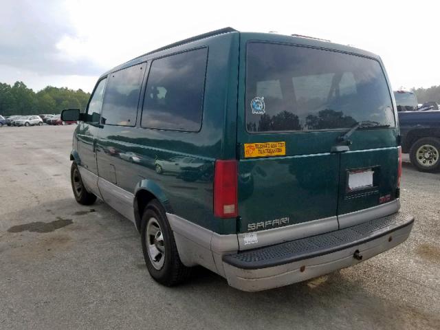 1GKEL19W1YB526488 - 2000 GMC SAFARI XT GREEN photo 3