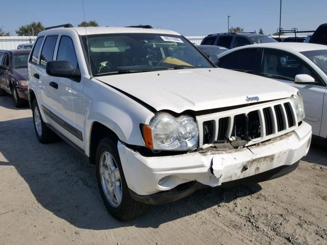 1J4GS48K46C136185 - 2006 JEEP GRAND CHER WHITE photo 1