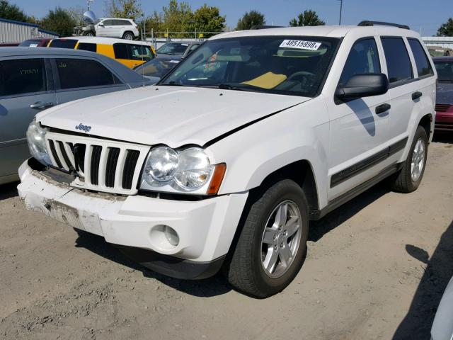 1J4GS48K46C136185 - 2006 JEEP GRAND CHER WHITE photo 2