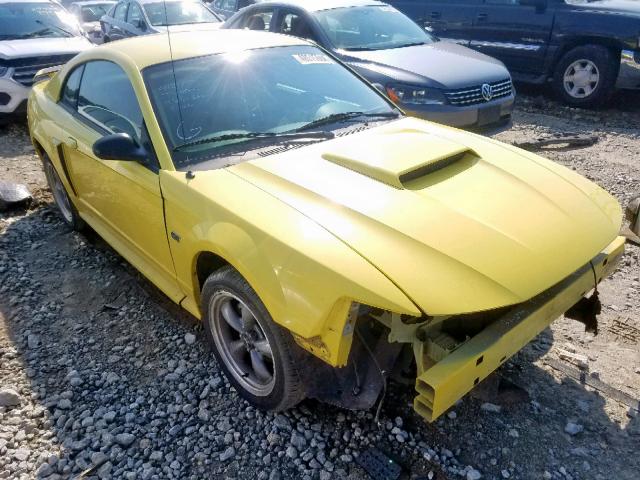 1FAFP42X43F320596 - 2003 FORD MUSTANG GT YELLOW photo 1