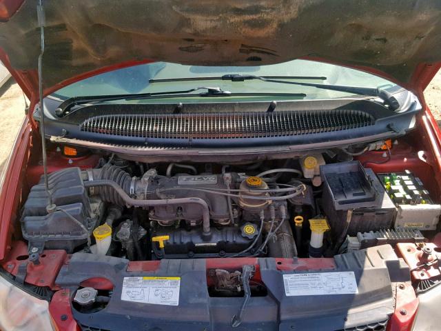 1D4GP44343B310671 - 2003 DODGE GRAND CARA RED photo 7