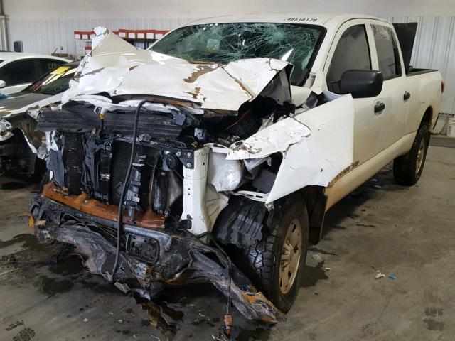 1N6BA1F35JN521293 - 2018 NISSAN TITAN XD S WHITE photo 2