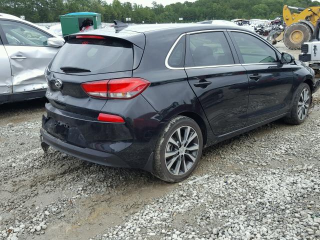 KMHH35LE8JU016788 - 2018 HYUNDAI ELANTRA GT BLACK photo 4