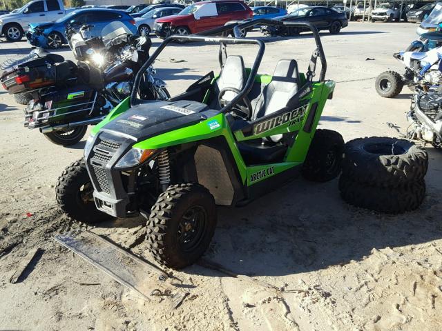 4UF14MPV9ET309904 - 2014 ARCTIC CAT 700CC Կանաչ լուսանկար 2