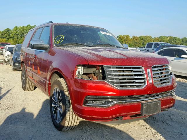 5LMJJ2HT9FEJ02266 - 2015 LINCOLN NAVIGATOR RED photo 1