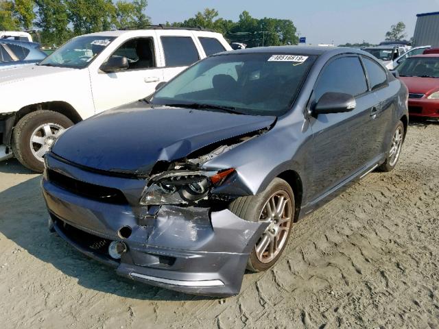 JTKDE167880273138 - 2008 TOYOTA SCION TC ნაცრისფერი ფოტო 2