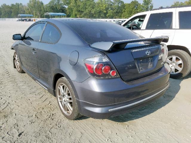 JTKDE167880273138 - 2008 TOYOTA SCION TC ნაცრისფერი ფოტო 3