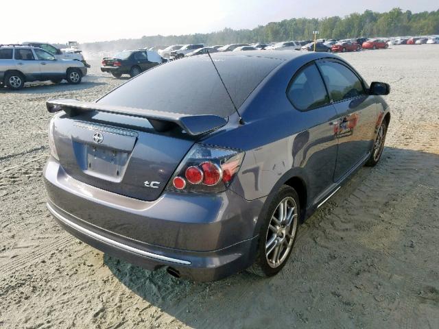 JTKDE167880273138 - 2008 TOYOTA SCION TC ნაცრისფერი ფოტო 4