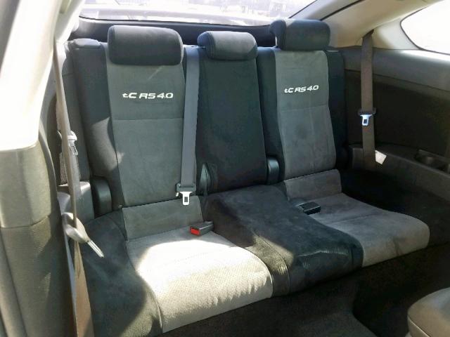 JTKDE167880273138 - 2008 TOYOTA SCION TC ნაცრისფერი ფოტო 6