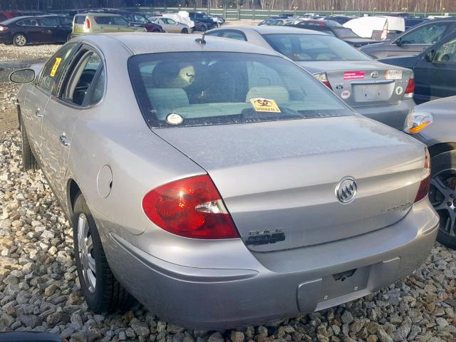 2G4WC582261149880 - 2006 BUICK LACROSSE C SILVER photo 3