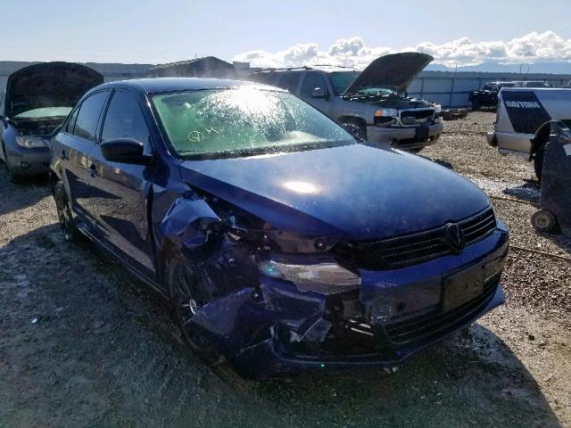 3VW1K7AJ9EM432294 - 2014 VOLKSWAGEN JETTA BASE 蓝色 照片 1