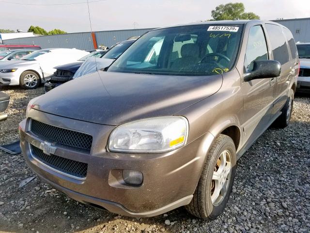 1GNDV23118D136927 - 2008 CHEVROLET UPLANDER L 棕色 照片 2