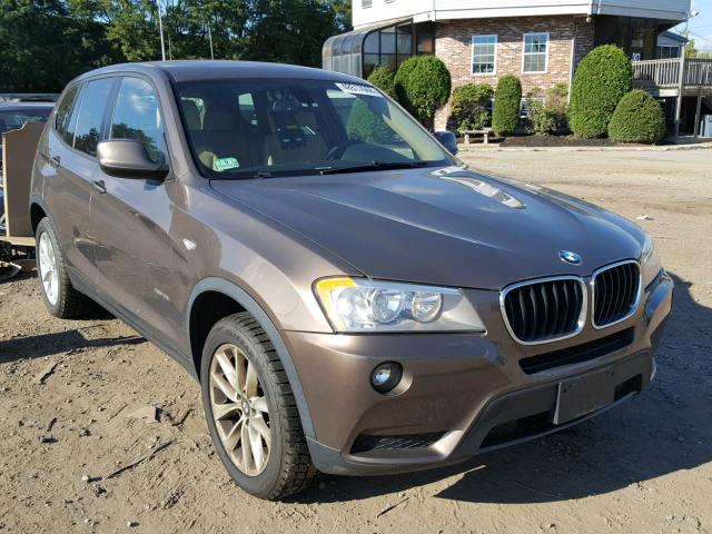 5UXWX9C5XD0A12410 - 2013 BMW X3 XDRIVE2 BROWN photo 1