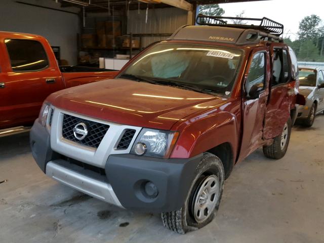 5N1AN0NU4FN661717 - 2015 NISSAN XTERRA X BURGUNDY photo 2