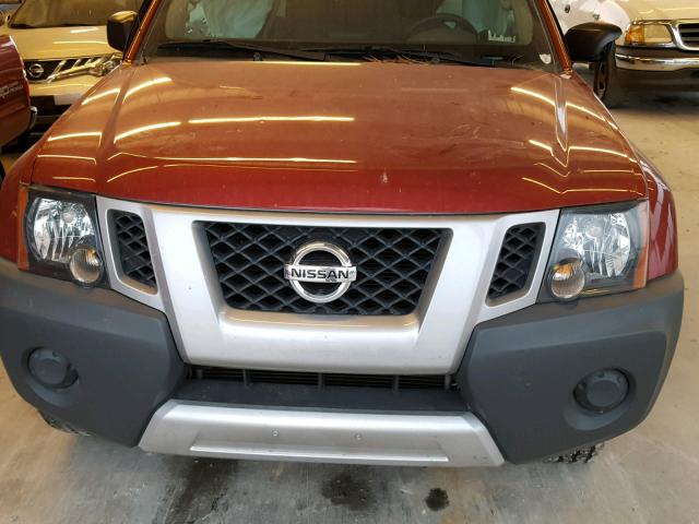 5N1AN0NU4FN661717 - 2015 NISSAN XTERRA X BURGUNDY photo 7