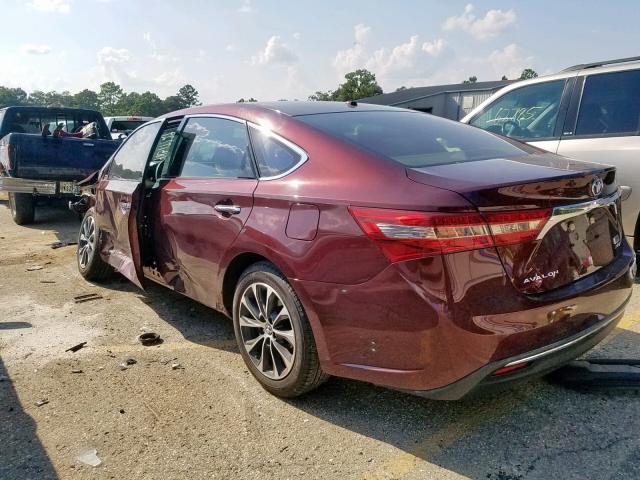 4T1BD1EB6GU057170 - 2016 TOYOTA AVALON HYB RED photo 3