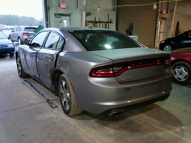 2C3CDXJG7GH277616 - 2016 DODGE CHARGER SX SILVER photo 3