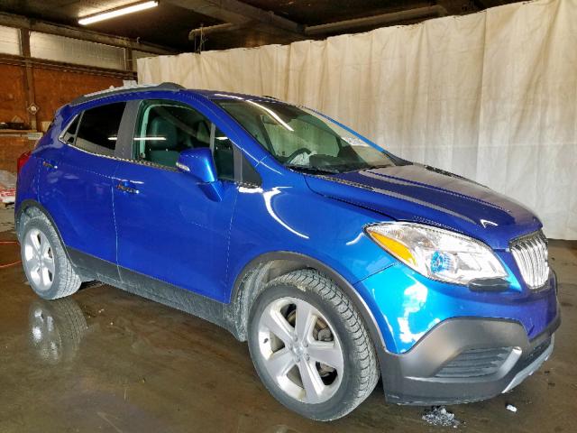 KL4CJASB9FB228651 - 2015 BUICK ENCORE BLUE photo 1