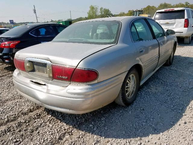 1G4HP54K544137193 - 2004 BUICK LESABRE CU SILVER photo 4