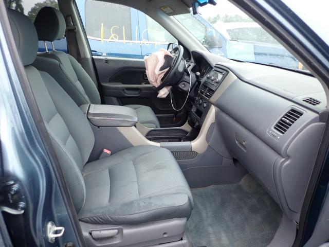 5FNYF18288B032561 - 2008 HONDA PILOT VP BLUE photo 5