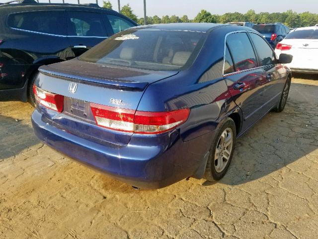 1HGCM66583A024442 - 2003 HONDA ACCORD EX BLUE photo 4