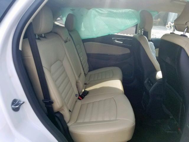 2FMPK4J96GBB47330 - 2016 FORD EDGE SEL WHITE photo 6