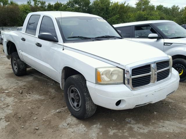 1D7HE28K96S697970 - 2006 DODGE DAKOTA QUA WHITE photo 1