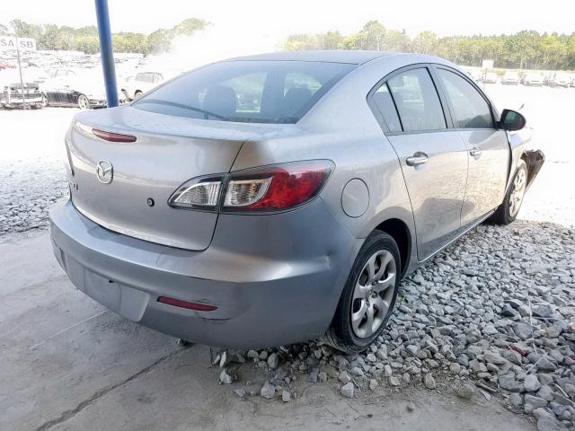 JM1BL1TF9D1733119 - 2013 MAZDA 3 I SILVER photo 4