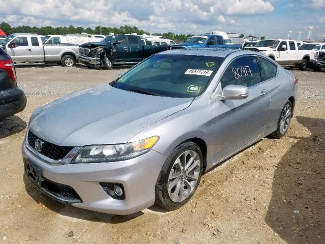 1HGCT2B85EA005278 - 2014 HONDA ACCORD EXL SILVER photo 2