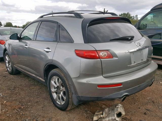 JNRAS08W37X208270 - 2007 INFINITI FX35 GRAY photo 3