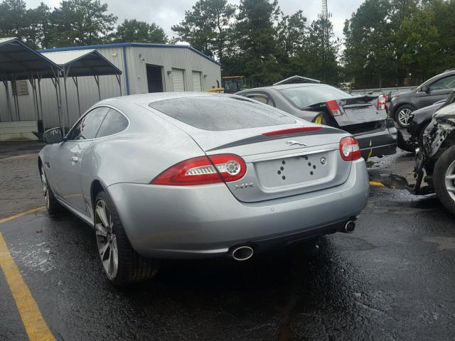 SAJWA4FB9ELB52649 - 2014 JAGUAR XK SILVER photo 3