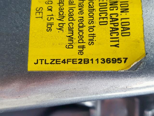 JTLZE4FE2B1136957 - 2011 TOYOTA SCION XB ლურჯი ფოტო 10