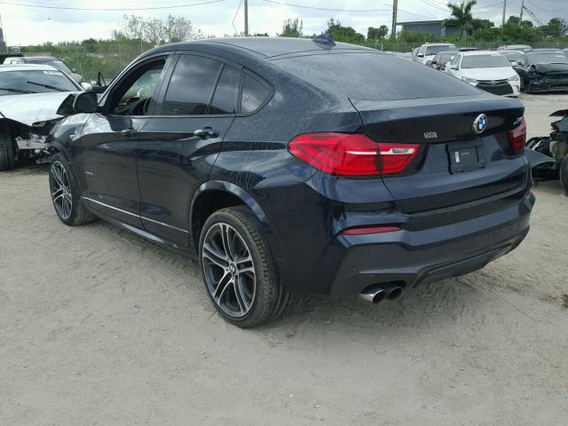 5UXXW3C54F0F88940 - 2015 BMW X4 XDRIVE2 BLUE photo 3